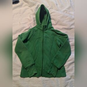 Lululemon Green Scuba Zip up Hoodie